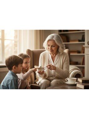 Sterling Silver 925 Engraved Locket Round Vintage Etched Floral Design Pendant